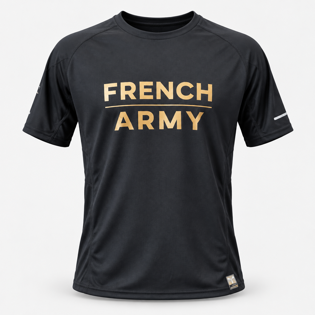 T-shirt sport 100% polyester French Army 3RAMa