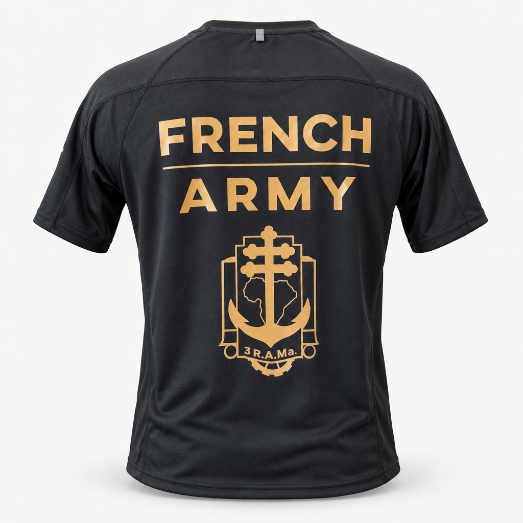 T-shirt sport 100% polyester French Army 3RAMa — photo 2